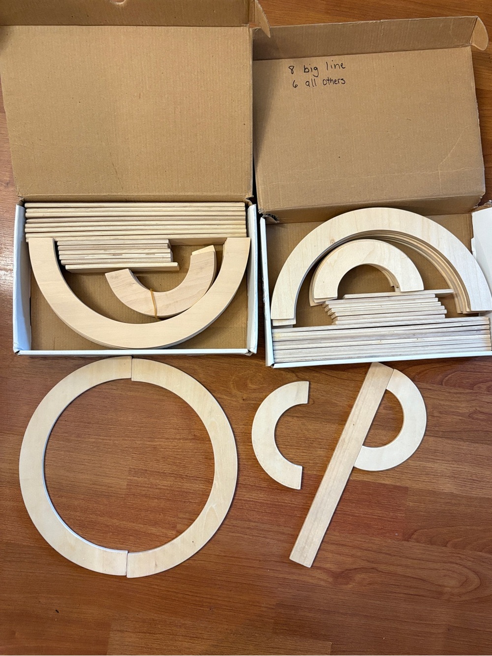 2 Boxes Handwriting Without Tears Wood Pieces Set Capital Letters Homeschool